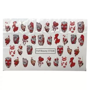 Valentins Box mit Nail Sticker